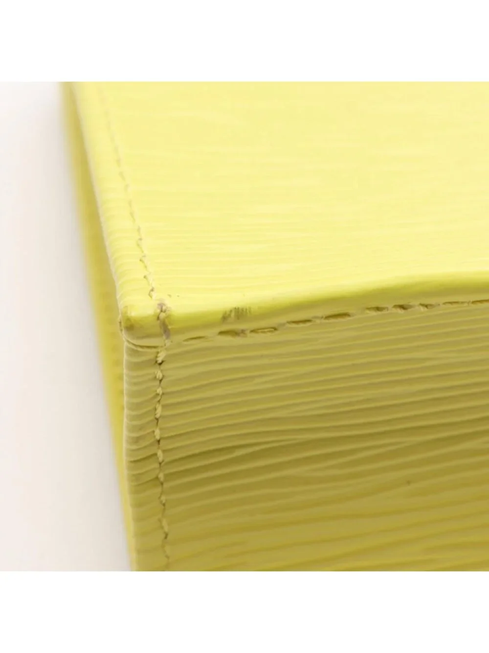 Louis Vuitton Petite Sac Plat 2-Way Jaune Cedra Leather Handbag